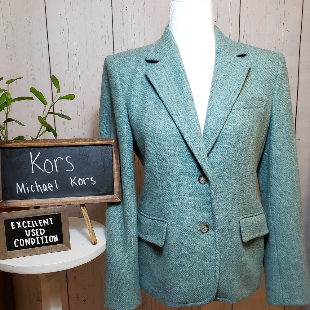 KORS Michael Kors Teal Blazer